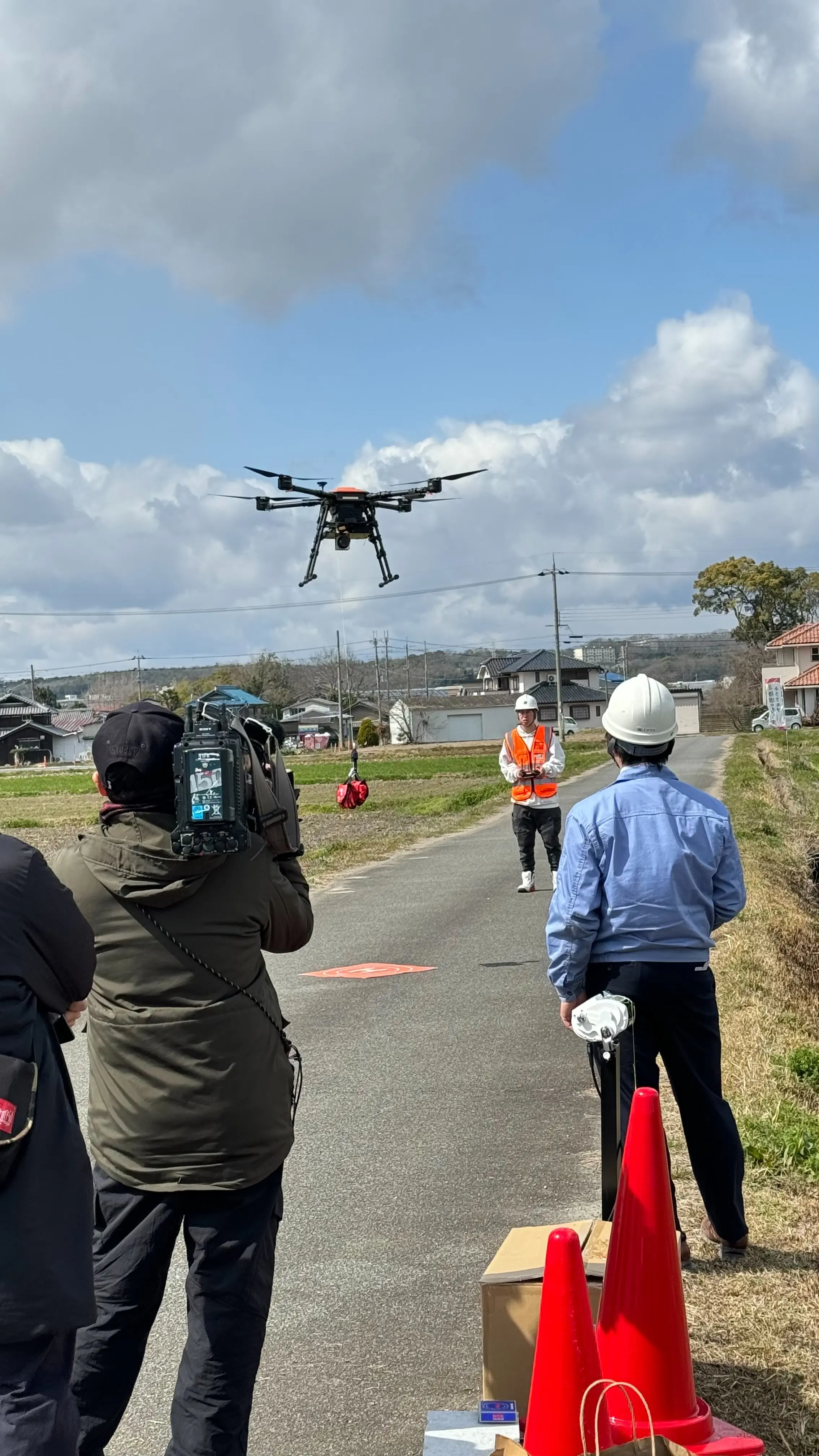 ドローン社会実装促進実証実験 災害初動対応等の原子力発電所内の 避難経路及被害確認