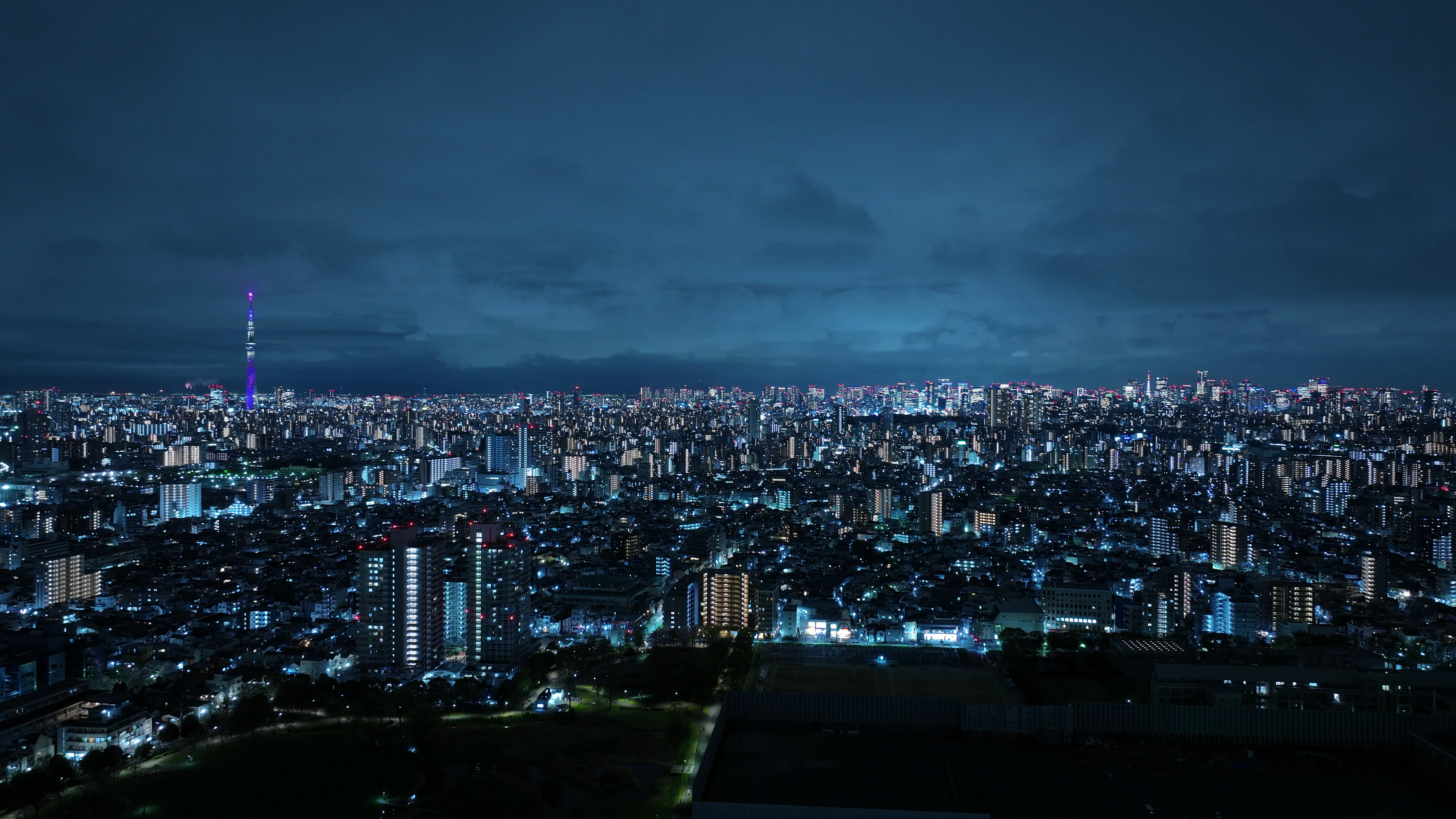 ドローン撮影 東京の町並み空撮